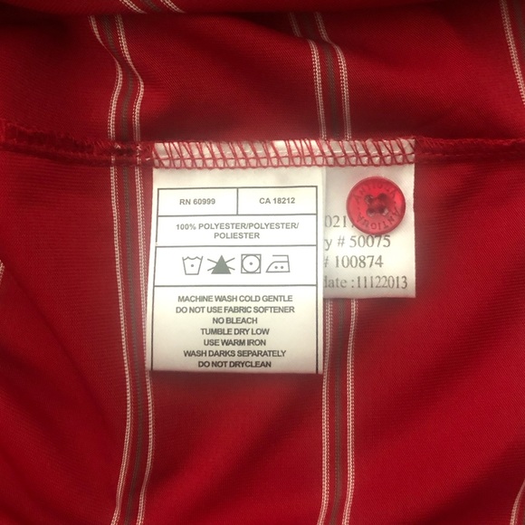 Men’s Antigua Nebraska Cornhuskers Striped Polo - Picture 10 of 10